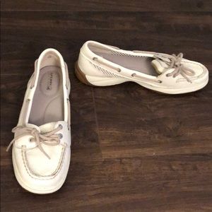 Sperry’s Sperry Top-Sider White boat shoes sz 8.5